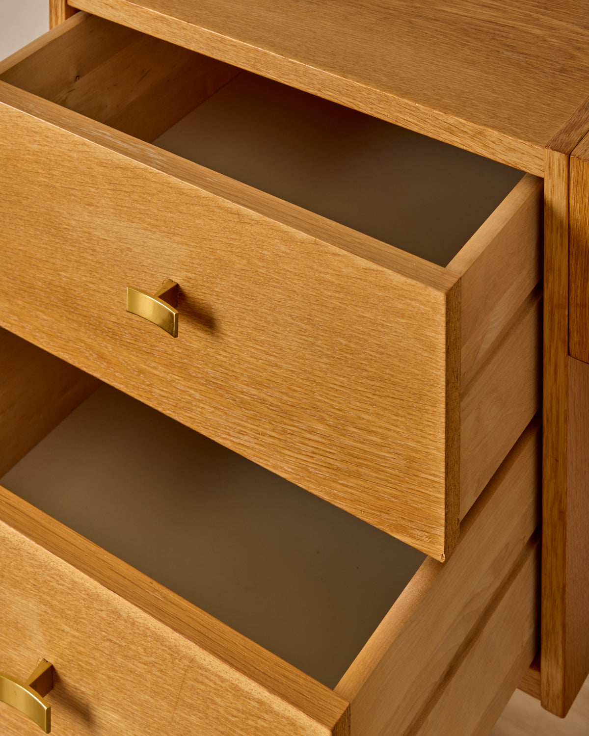 Scandinavian Oak Dresser with Vanity