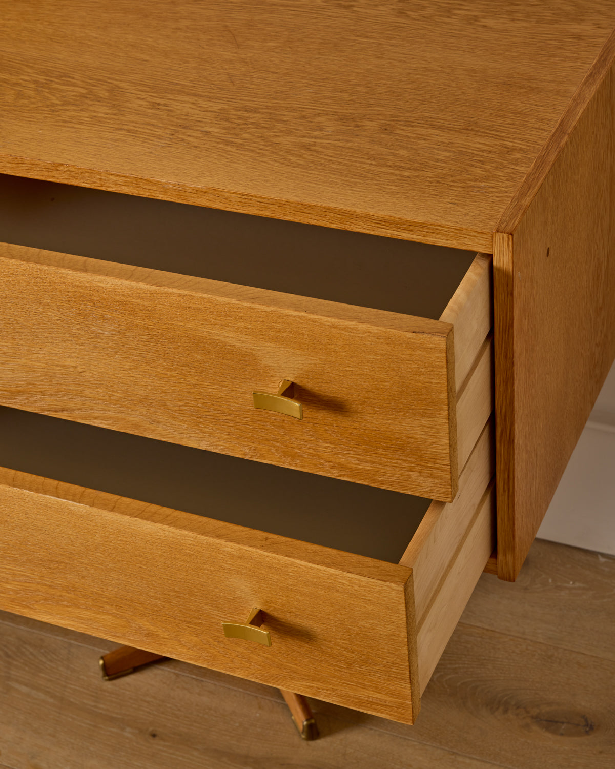 Scandinavian Oak Dresser with Vanity