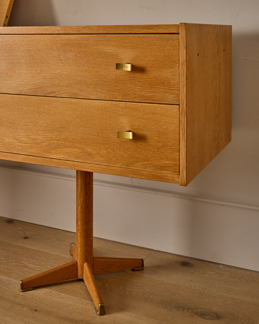 Scandinavian Oak Dresser with Vanity