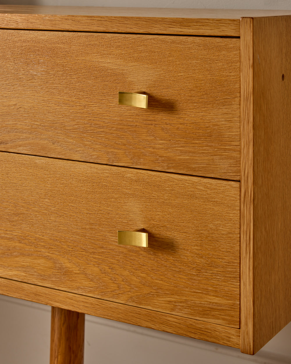 Scandinavian Oak Dresser with Vanity