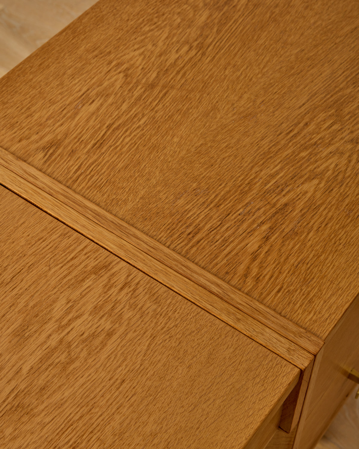Scandinavian Oak Dresser with Vanity