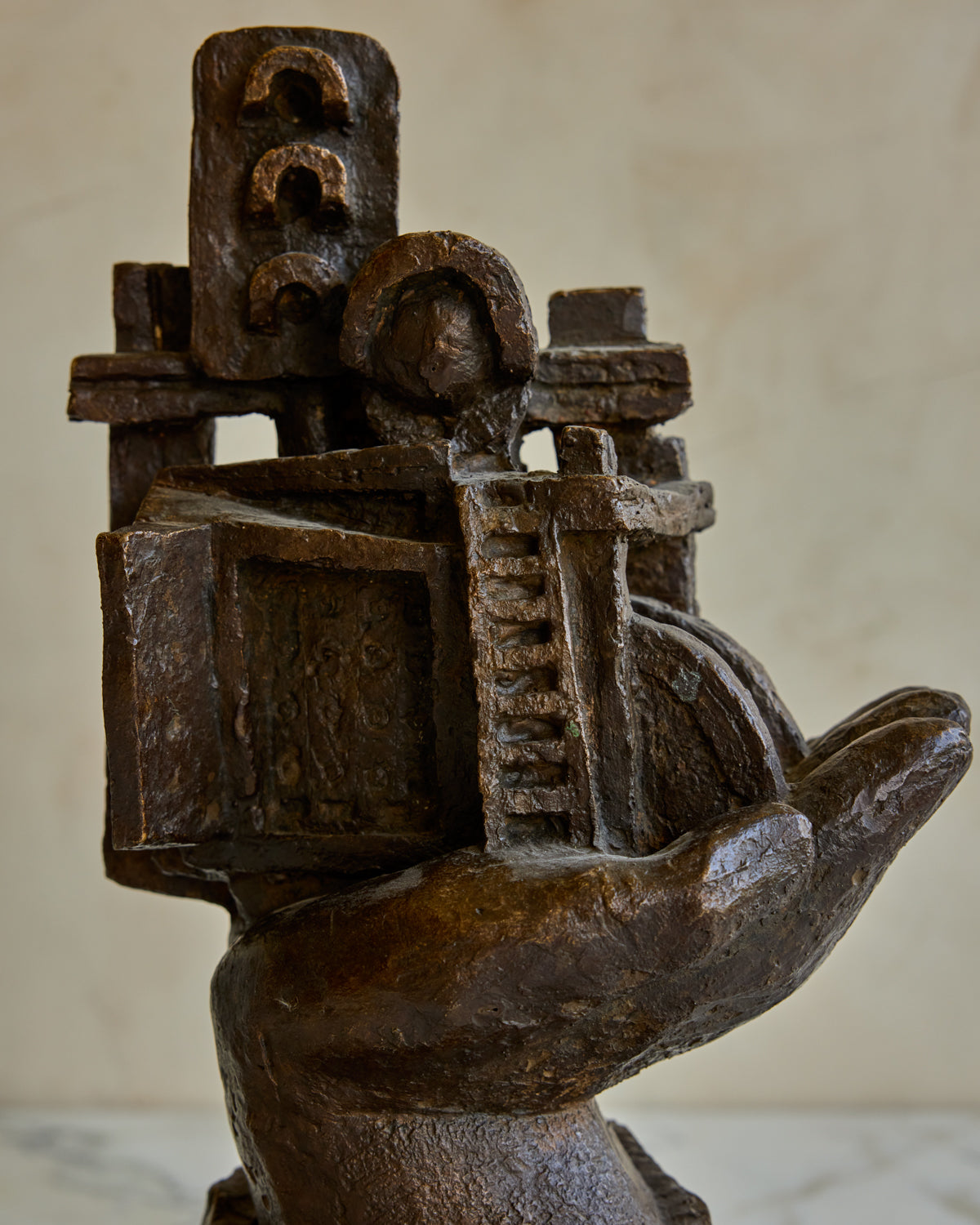 Bronze Hand Sculpture