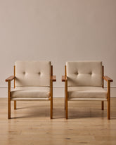 Pair of Baltic Pine Lounge Chairs