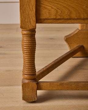 Dutch Oak Brutalist Chair