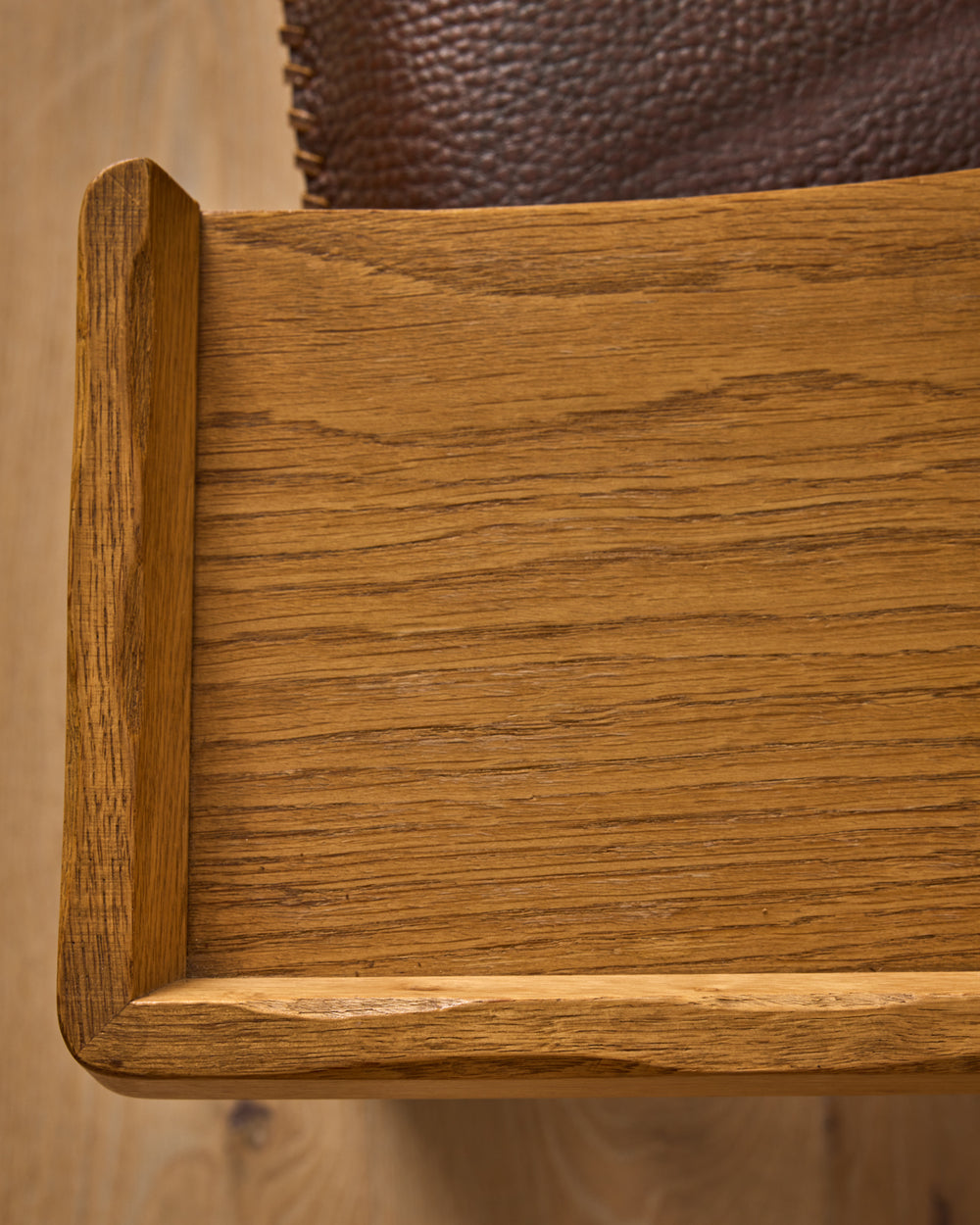 Dutch Oak Brutalist Chair