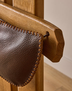 Dutch Oak Brutalist Chair