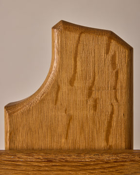 Dutch Oak Brutalist Chair