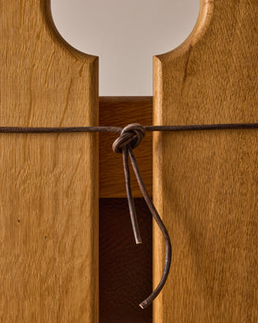 Dutch Oak Brutalist Chair