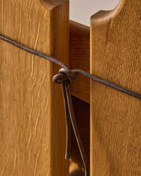 Dutch Oak Brutalist Chair