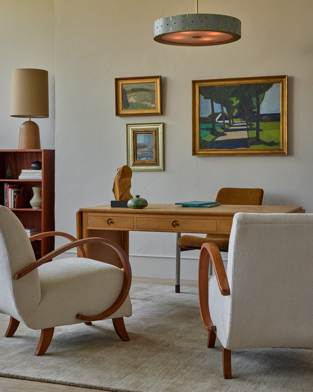 Oak Drop-Leaf Desk by Hans J. Wegner