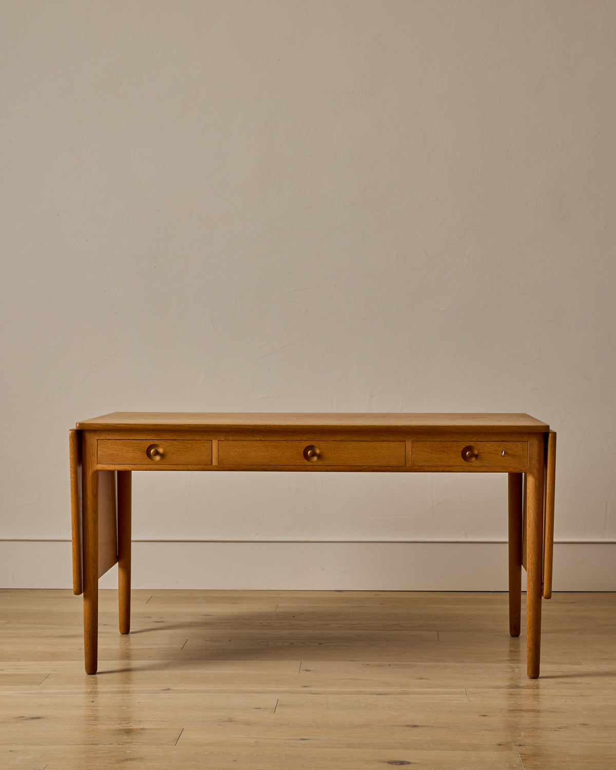 Oak Drop-Leaf Desk by Hans J. Wegner
