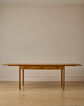 Oak Drop-Leaf Desk by Hans J. Wegner