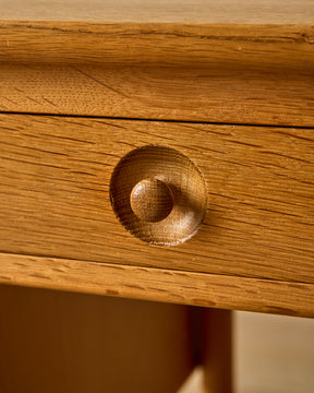 Oak Drop-Leaf Desk by Hans J. Wegner
