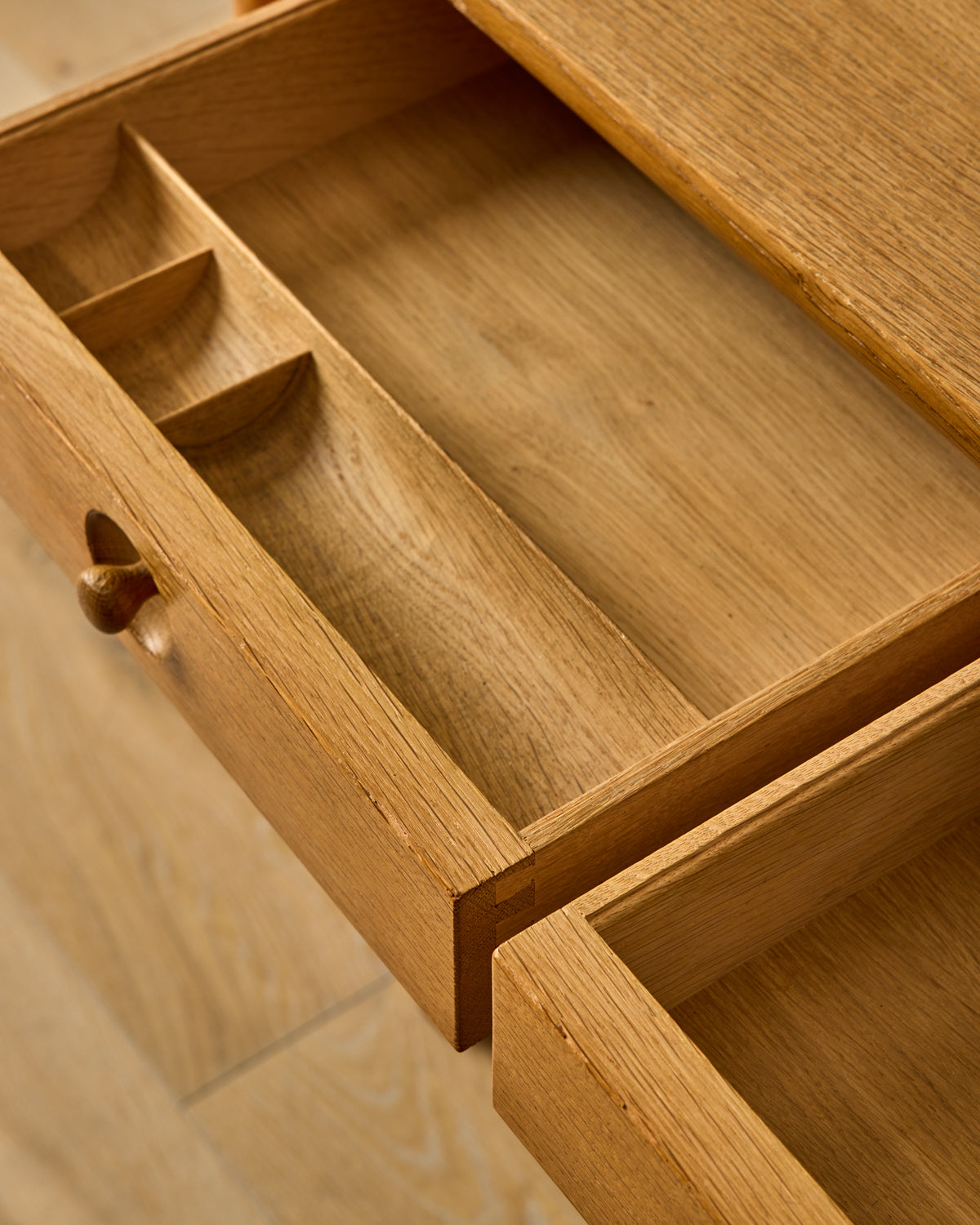 Oak Drop-Leaf Desk by Hans J. Wegner