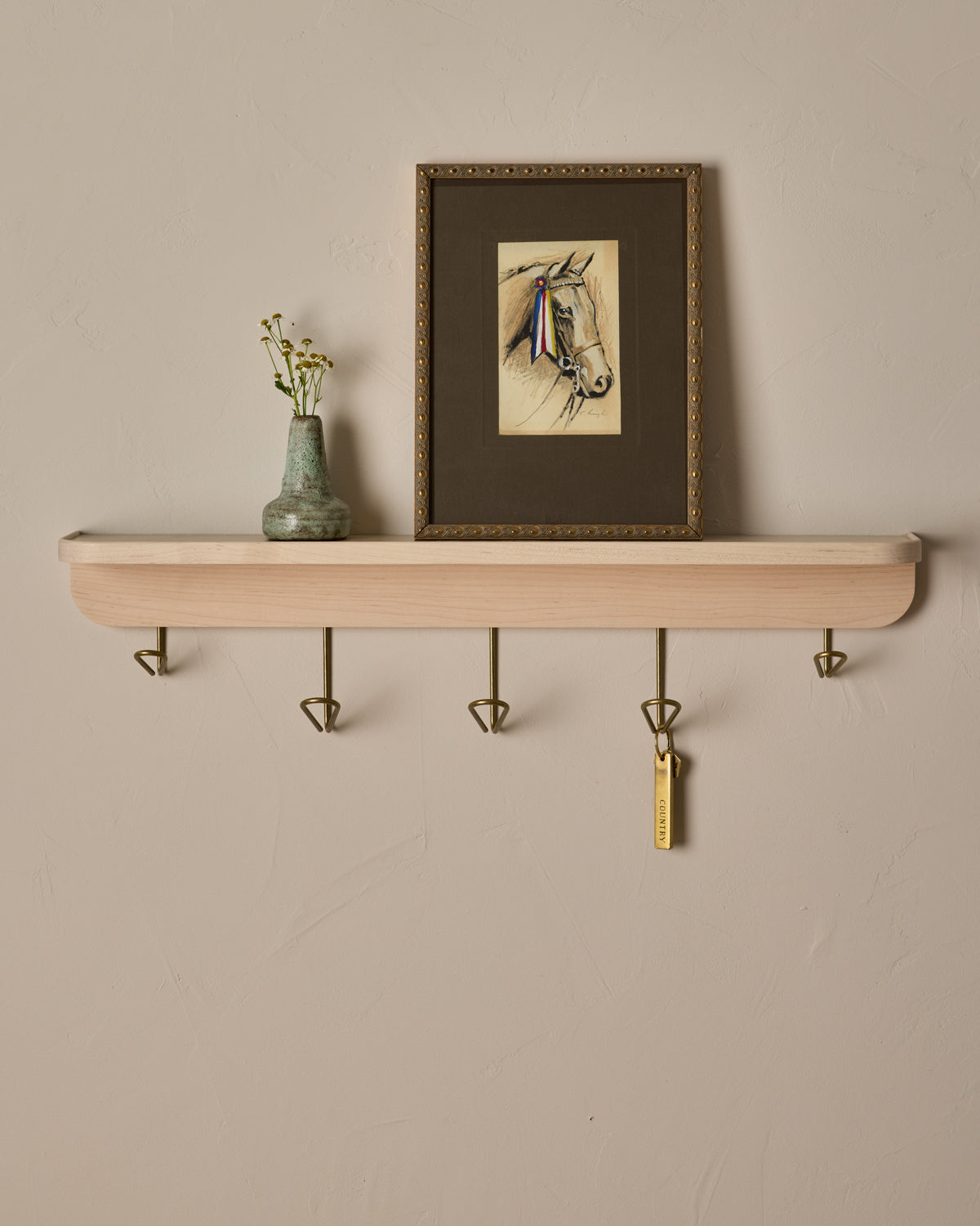 Bennett Wall Rack - Clear Maple