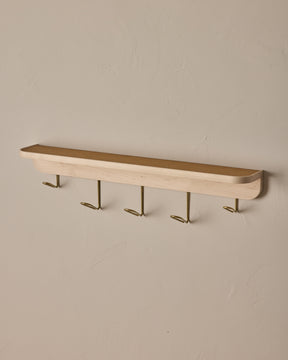 Bennett Wall Rack - Clear Maple
