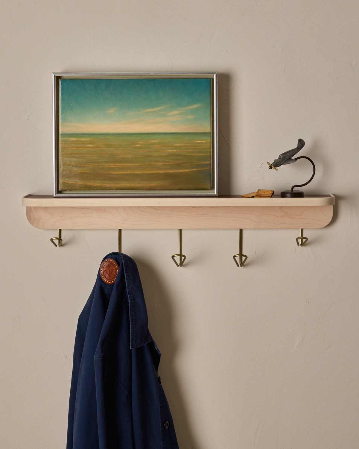 Bennett Wall Rack - Clear Maple