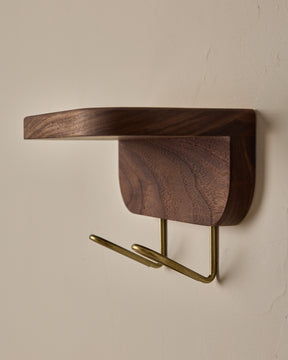Bennett Wall Rack - Black Walnut