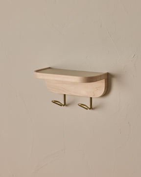 Bennett Wall Rack - Clear Maple