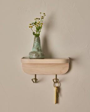 Bennett Wall Rack - Clear Maple