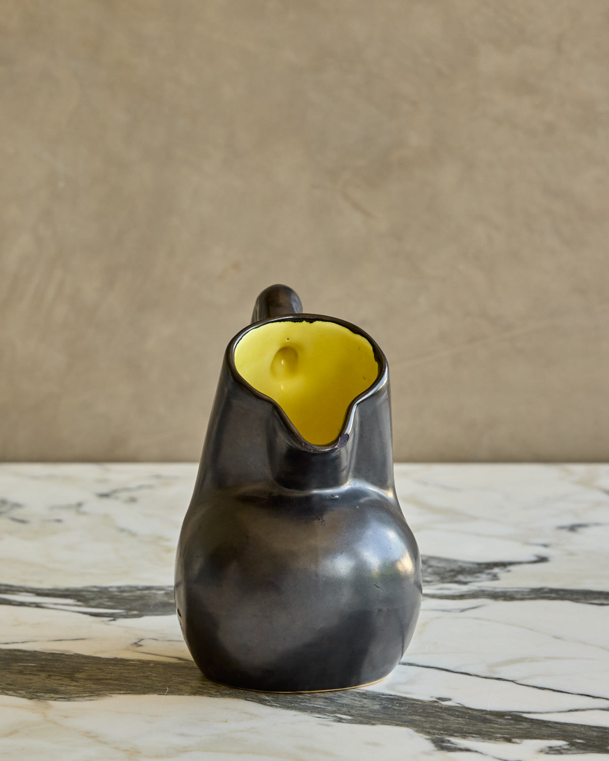 Gunmetal Glazed Pitcher