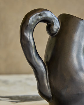 Gunmetal Glazed Pitcher