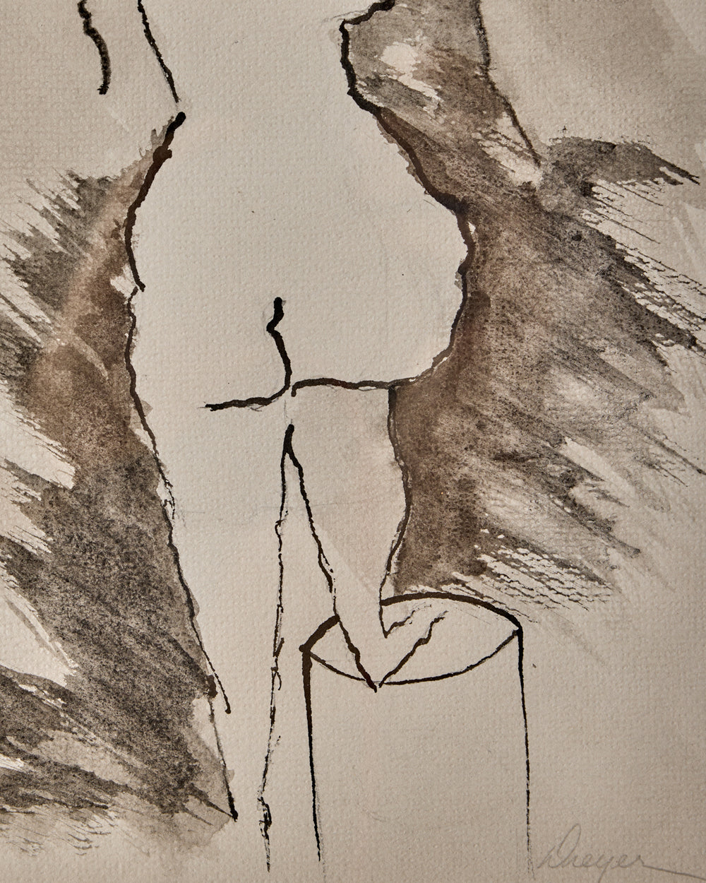 Nude in Watercolor