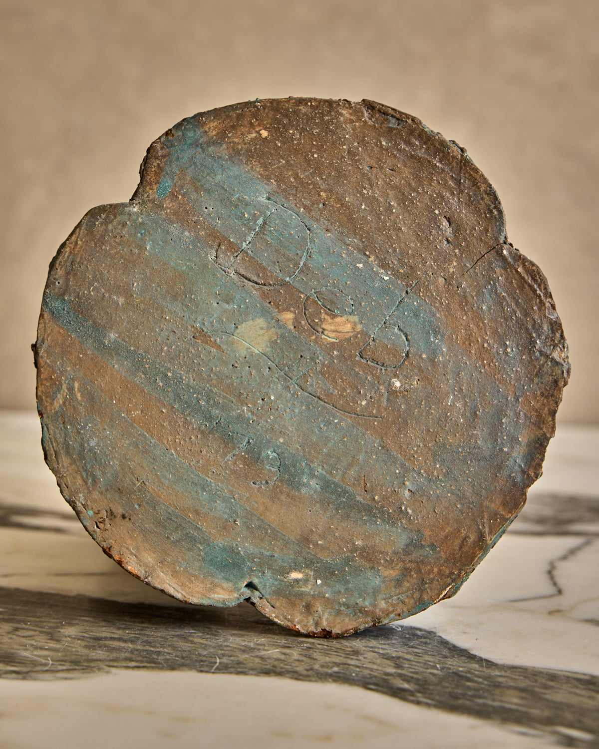 Faux Bois Triple Vase