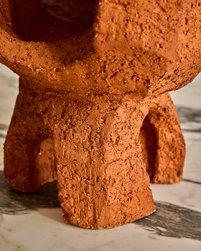 Terracotta Abstract Ceramic Sculpture
