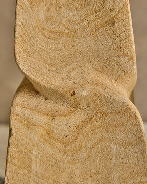 Pair of Twisted Stone Candle Holders