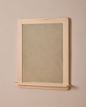 Bennett Mirror with Shelf - Clear Maple