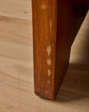 Pair of French Oak Lounge Chairs