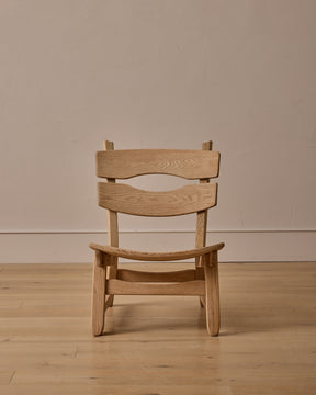 Pair of 1960s Oak Lounge Chairs