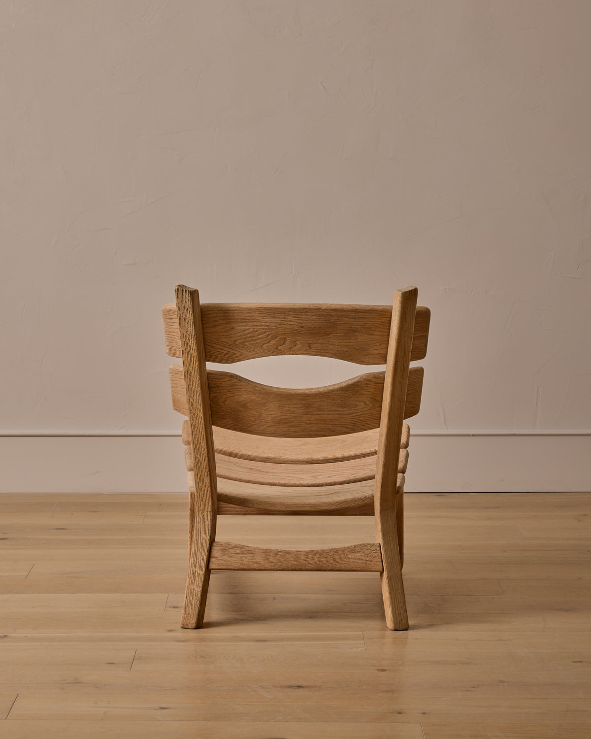 Pair of 1960s Oak Lounge Chairs