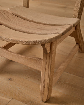 Pair of 1960s Oak Lounge Chairs