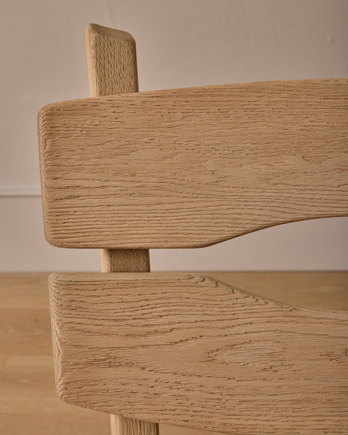 Pair of 1960s Oak Lounge Chairs