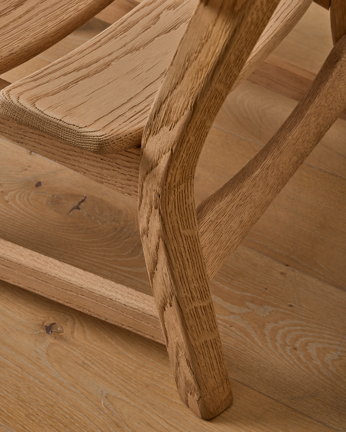 Pair of 1960s Oak Lounge Chairs