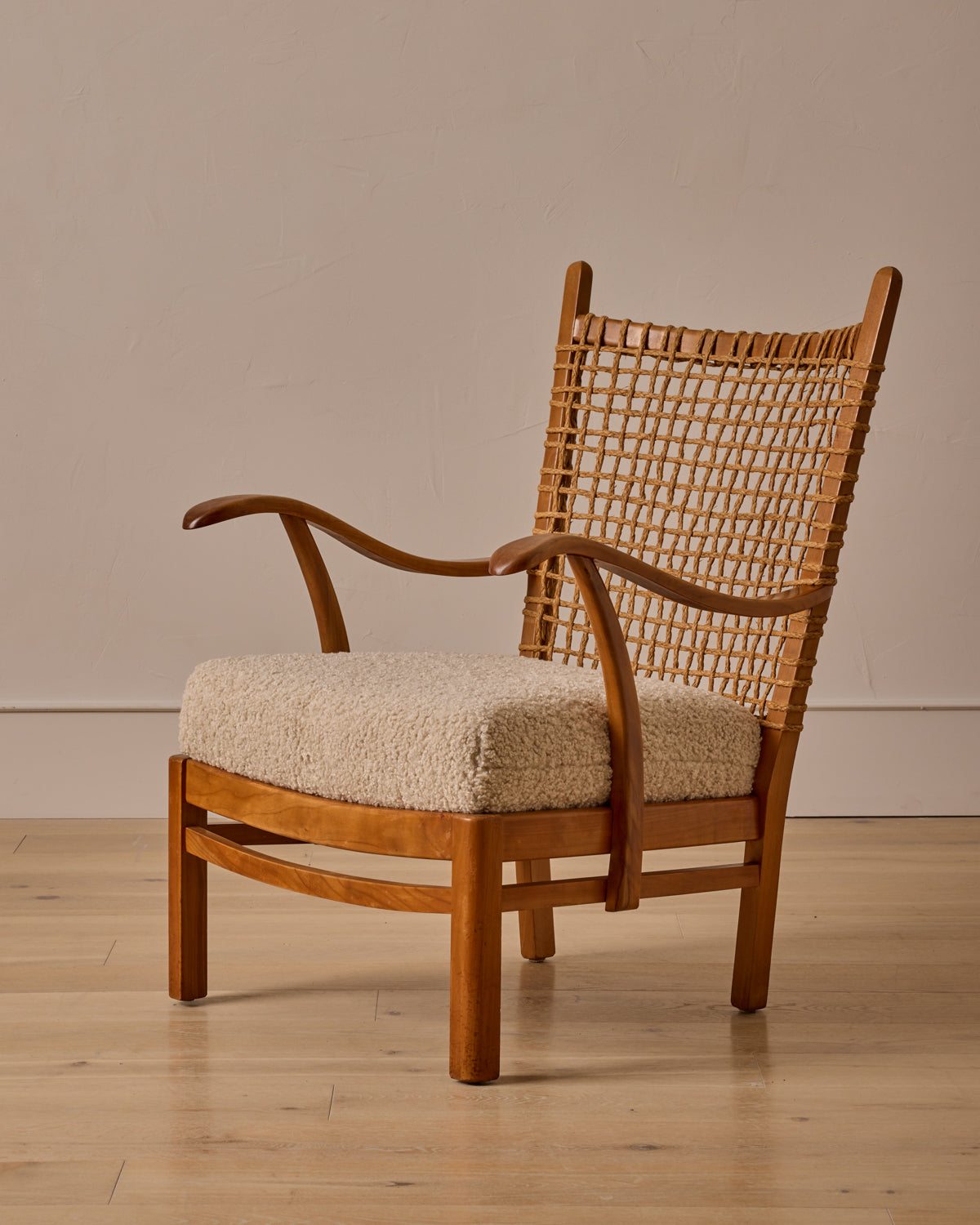 Sculptural Arm Lounge Chair