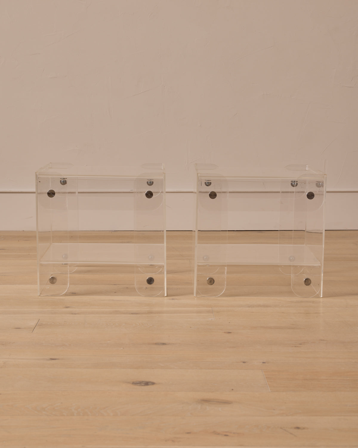 Pair of Lucite End Tables