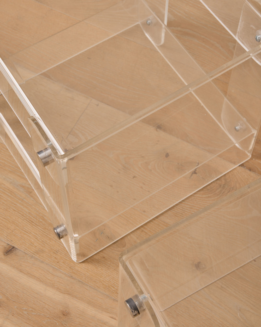 Pair of Lucite End Tables
