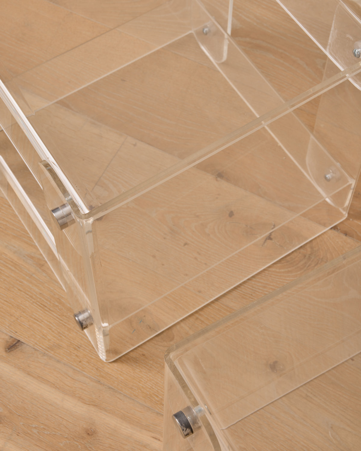 Pair of Lucite End Tables