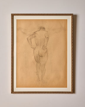 Figure Study in Charcoal III