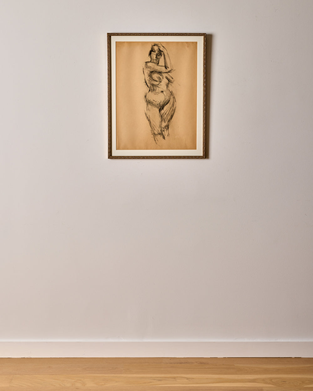 Figure Study in Charcoal