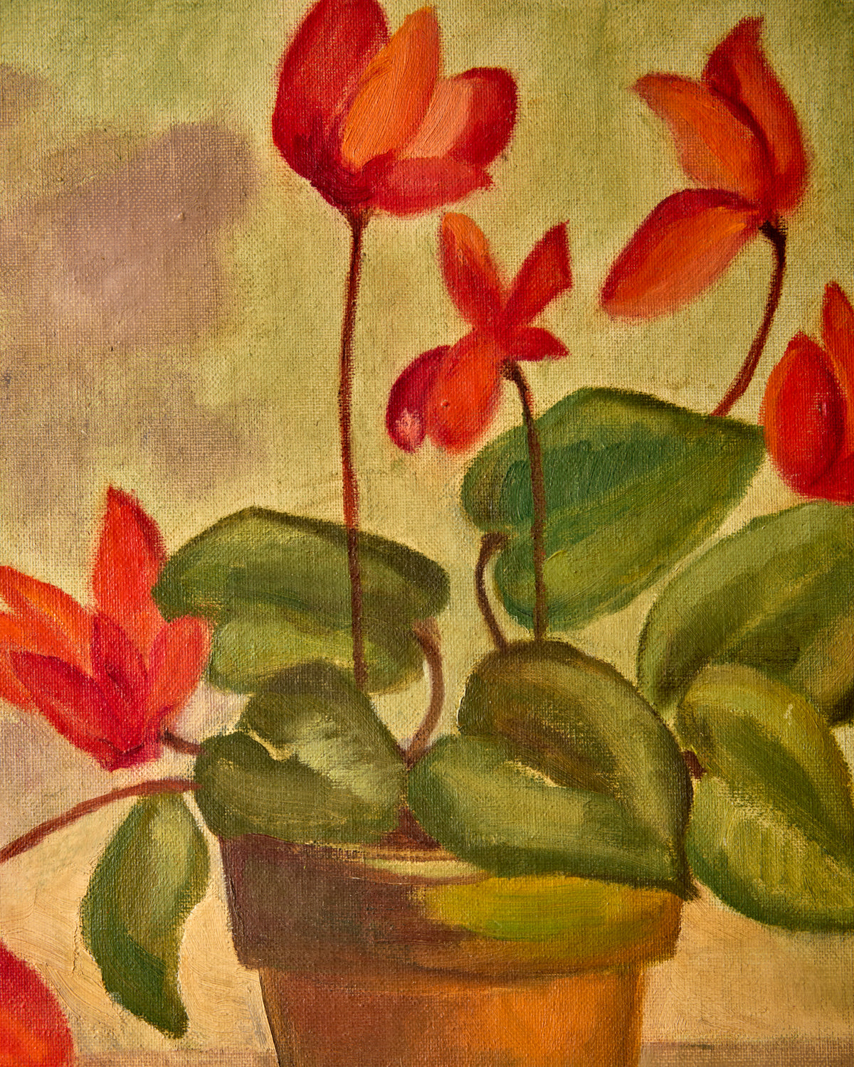 Red Flowers Still Life