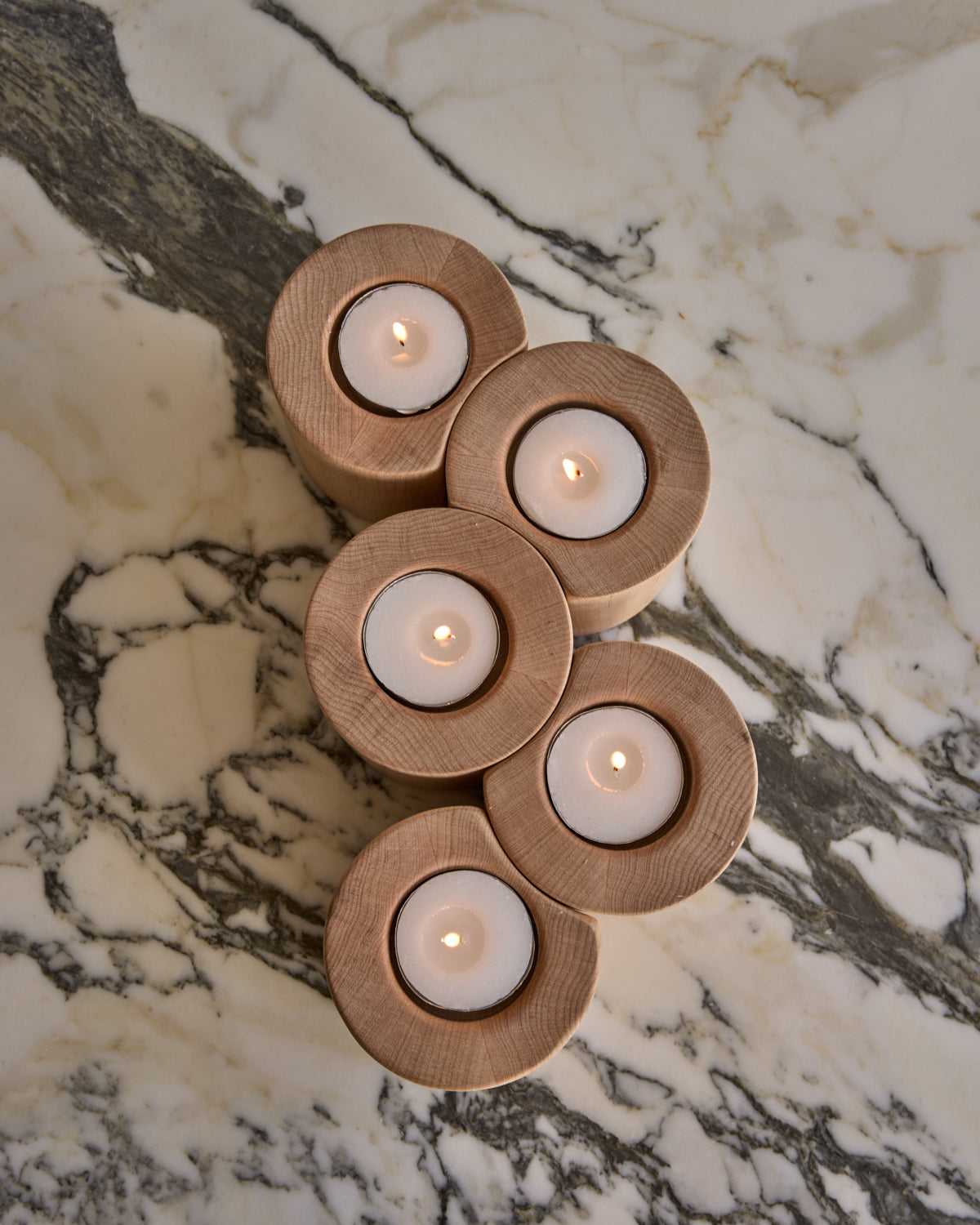 Arcus Candle Light Collection - Clear Maple