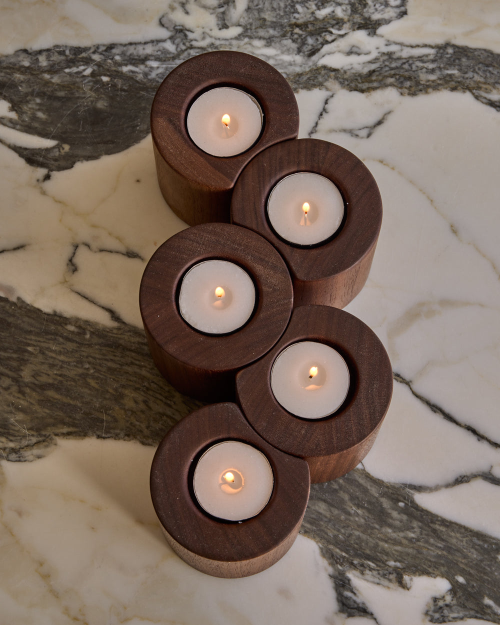 #wood-finish_black walnut #style_set of 5