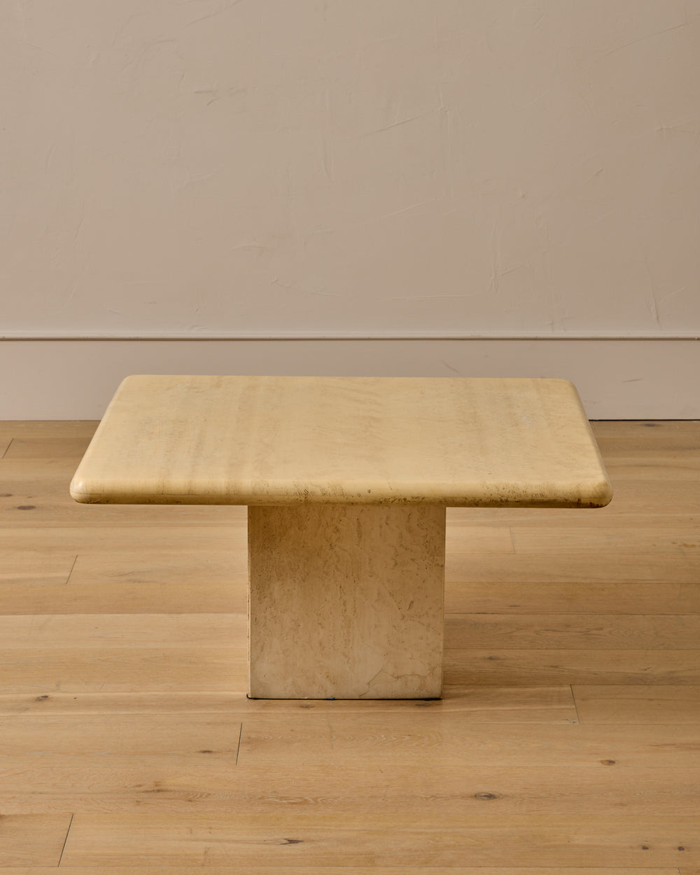 Square Travertine Coffee Table