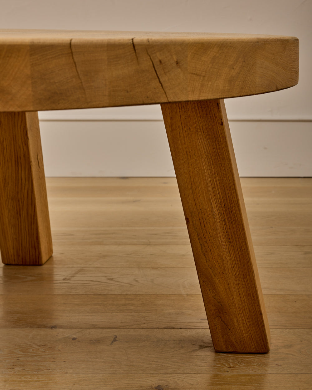 Round Wood Coffee Table