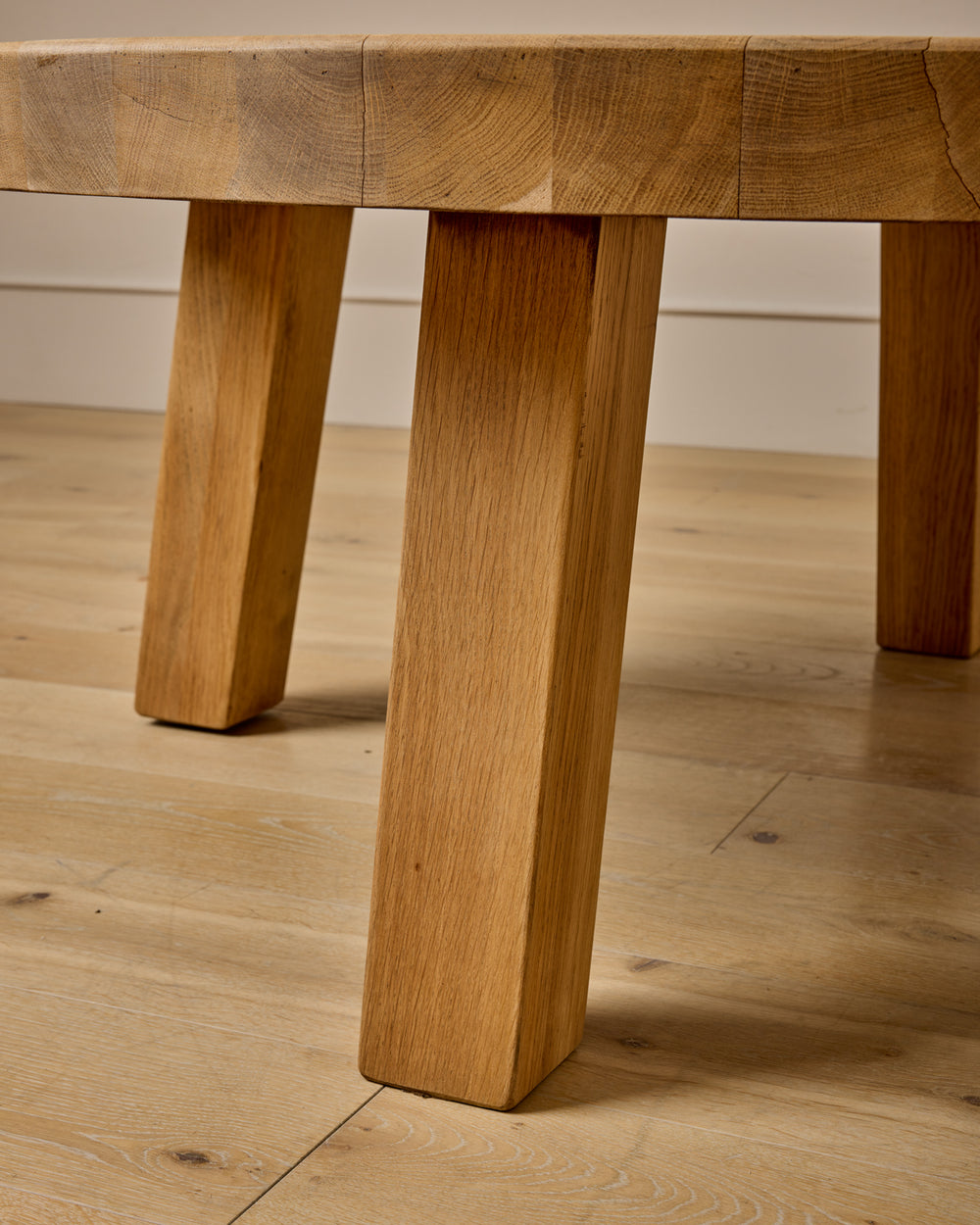 Round Wood Coffee Table