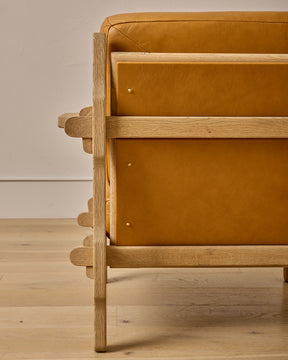 Pair of Leather Arm Chairs